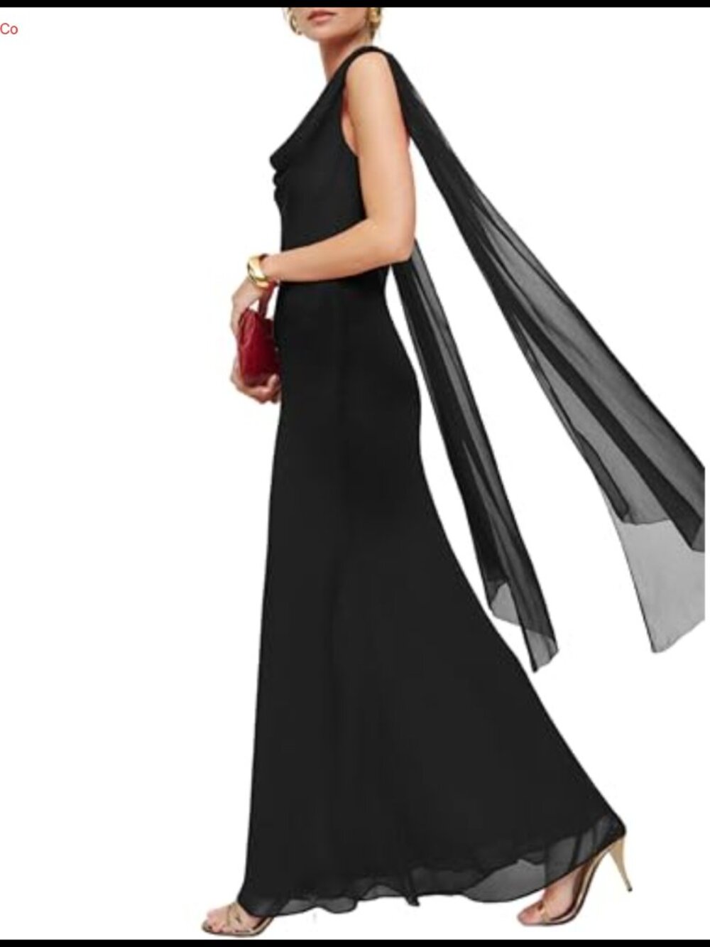 Sleeveless Bodycon Maxi Formal Wedding Guest Dress